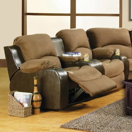 Reclining Console Loveseat with Cup Holders